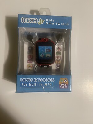iTech Junior Boys Earbuds Smartwatch Set