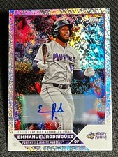 2023 Topps Mini Diamond REFRACTOR PRO DEBUT ROOKIE AUTO Emmanuel Rodriguez /199