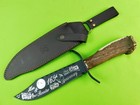 2010 Hen & Rooster Spain 165 Anniv. Limited Blackened Steel Sawback Bowie Knife