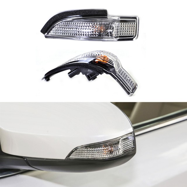 Pair Rearview Mirror LED Turn Signal Lights Indicator Fit For Toyota