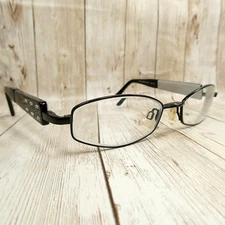 EasyFlip Black Metal Eyeglasses FRAMES ONLY - MOD Q4080 52-17-135