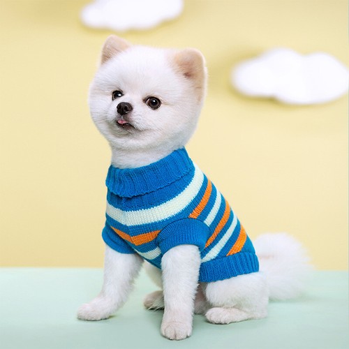 Pet Dog Puppy Dog Warm Soft Fleece Clothes Coat Shirt Sweater Winter Apparel - Picture 7 of 12