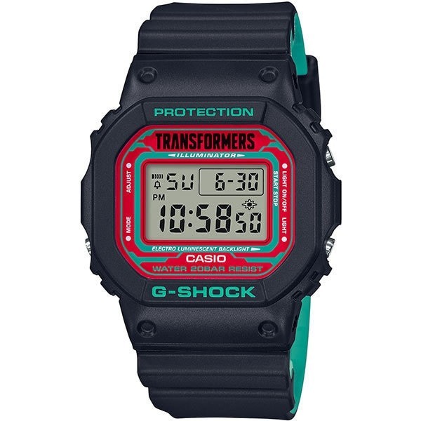 h*i様 G-SHOCK x TRANSFORMERS DW-5600　サイバト Casio G-Shock x Transformers DW-5600TF19-SET 43mm in Resin
