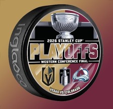 2026 WESTERN CONFERENCE FINAL PUCK RND 3 COLO...