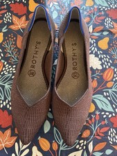 Rothys Truffle Python The Point Women s Brown...