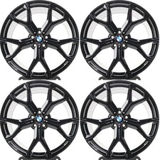 22 Staggered Bmw X5 X6 Xm F15 F16 Wheels Rims Set For 22x9.5 22x10.5 5x120