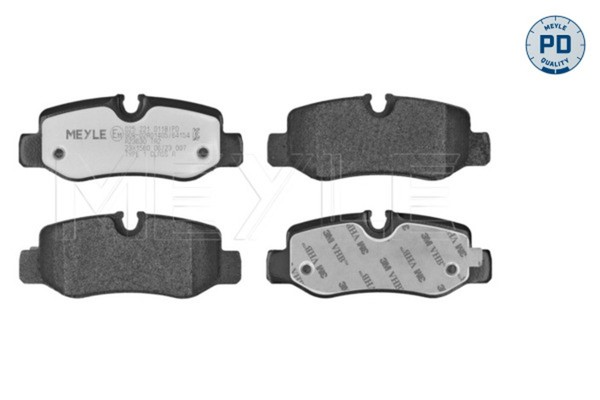 Meyle Bremsbelagsatz, Scheibenbremse MEYLE-PD: Advanced Perform 025 221 0118/PD-image