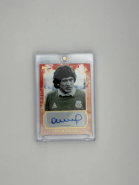Ubaldo Fillol Auto /10 2025 Topps Leyendas Argentina
