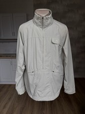 ADIDAS Vintage Men's Half Zip Anorak Beige Windbreaker Gorpcore Y2K 2001 Size L