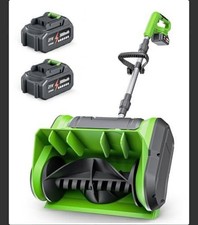 Cordless Snow Shovel l 12",  2 x 3ah 21V &Battery