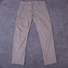 Rhone Pants Mens 36 Khaki Performance Commuter Chino Lightweight Travel Dress