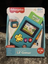 Fisher-Price Lil' Gamer Learning Toy, Laugh Learn, Numbers Letters, 6-36 Mo