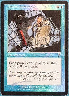 Arcane Laboratory FOIL 7th Edition HEAVILY PLD Uncommon CARD (301853) ABUGames