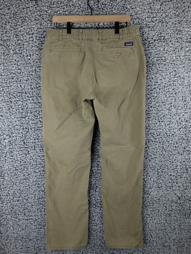 Vintage Patagonia Organic Cotton Pants Men’s 34 Long Military Style Slash Pocket - Picture 9 of 16