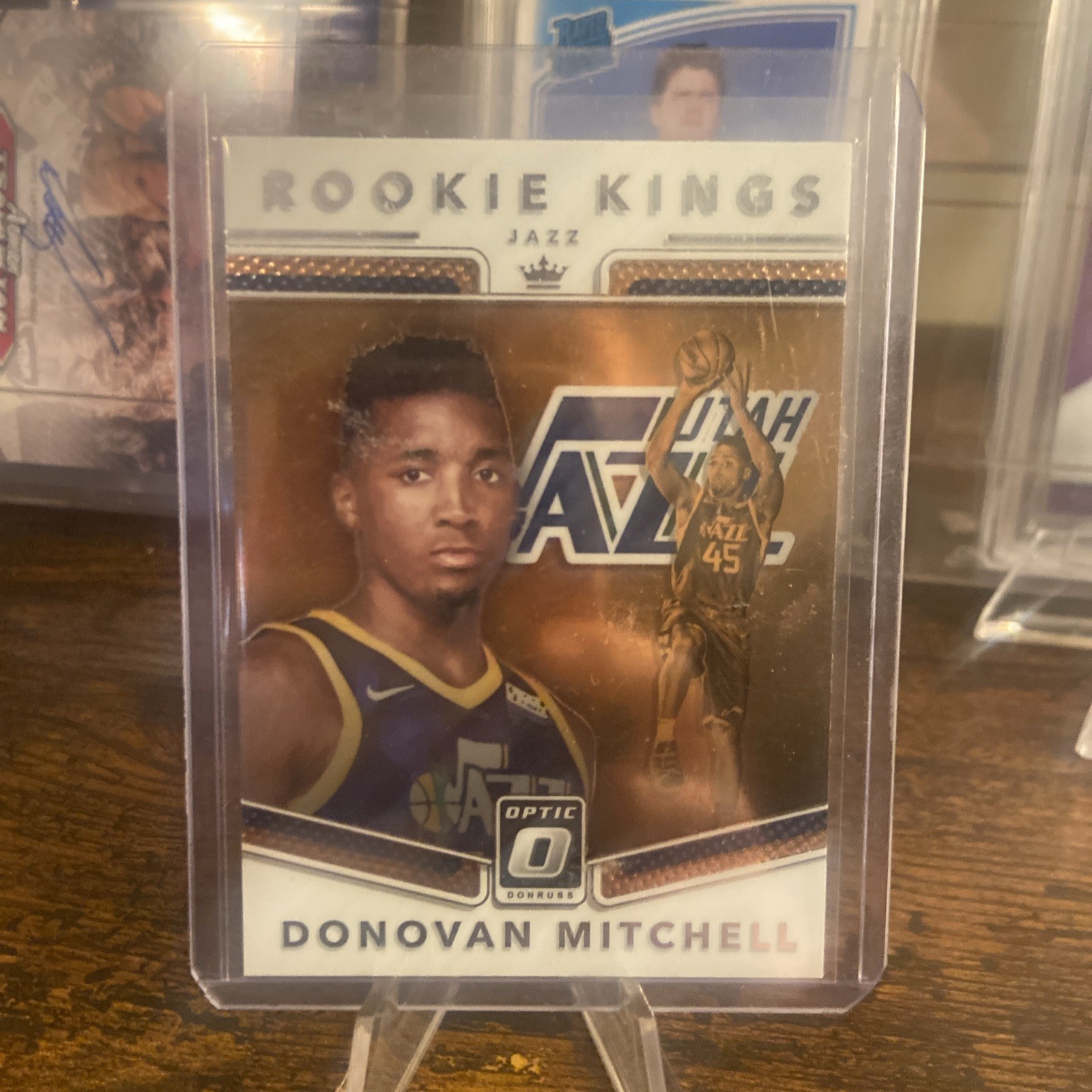 Donovan Mitchell 2017-18 Donruss Optic - Rookie Kings 13 Utah Jazz
