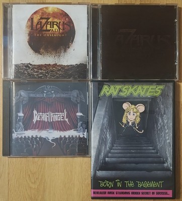 Lazarus A.D. CD The Onslaught Black Rivers Flow Death Angel Act III Rat Skates