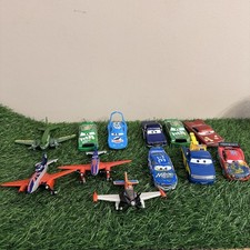 Disney Pixar Cars Lot of 12 Mattel Diecast 2 Bulldog Planes  Matchbox Sky 