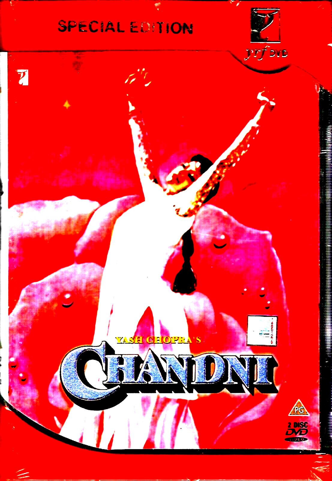 CHANDNI -  RISHI KAPOOR, SRIDEVI - 2 DISC BOLLYWOOD DVD - ENGLISH SUBTITLES