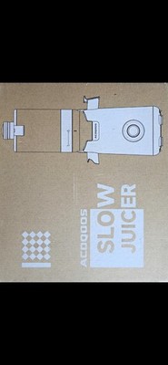 Juicer Machine Acoqoos Slow Juicer TM-380SJ 120V 200W Cold Press 