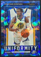 2021-22 Contenders Optic Uniformity Jonathan Kuminga #25 Warriors 14/75 RC!