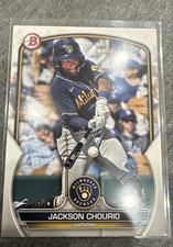 2023 Bowman Draft - Jackson Chourio #BD-156 (RC)