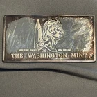 2/3 Ounce 999 Fine Silver Bar The Washington Mint "Flag Bar"
