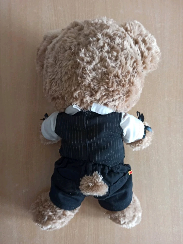 Build A Bear Teddy Bär Stofftier Creme stehend ca 48cm / Braun Workshop Plüsch - Bild 4 von 4