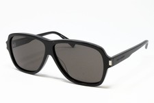 Saint Laurent SL609 CAROLYN-001 Black 62mm Men's Aviator Sunglasses