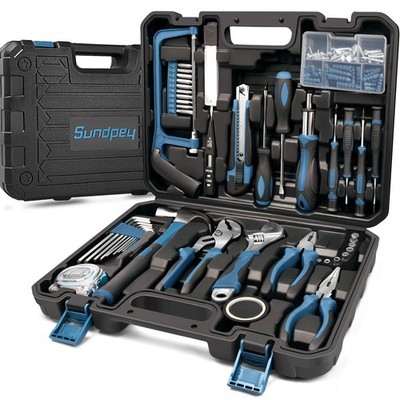 Home Tool Kit 148-Pcs - Household Basic portable Hand Repair Tool Set with Ca...