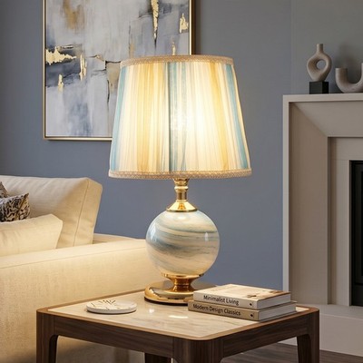 9''blue Uranus Veil Desk Lamp, Can Be Lit Up And Down,including Light Source,New