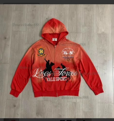 SMALL RED SUN FADED VALE FOREVER VALLEY DREAMS ''ROCKEFELLER'' ZIP-UP HOODIE