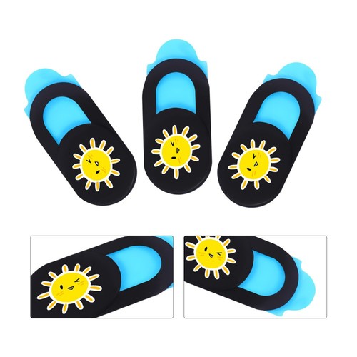 3pcs Laptops Kameraabdeckung Sonnenblumenmuster Privatsphäre Schutz Webcam Cover - 第 9/12 張圖片