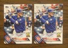 2016 Topps - Kris Bryant Holiday Rookie Cup Lot Of 2