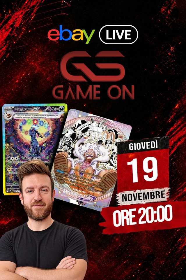 GS-GAMEON Live del Giovedì - Aste a €1 e Rip&Ship