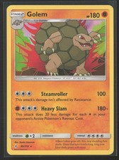 Golem Holo Rare SM - Unbroken Bonds 89/214 LP Pokemon Card Holo