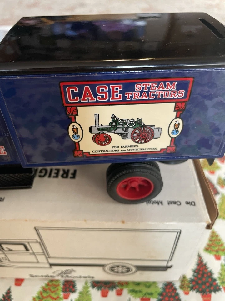 Banco de llaves fundidas a presión Case IH ERTL camión de carga motor de vapor carga FG-ZSM 734 NOS Foto 2 de 4