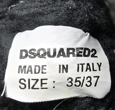 Dsquared2 Black Suede Fur Snow Boots Sizes EU 35-37 US 5-7 | eBay