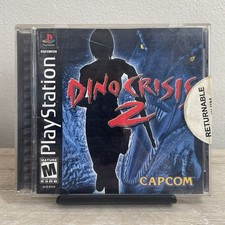 Dino Crisis 2 PlayStation 1 Complete CIB w/ Manual (Tested-Works)