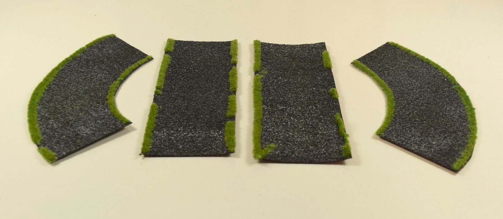 Road Straight and Curved Sections – 28mm Wargaming Terrain Model Diorama