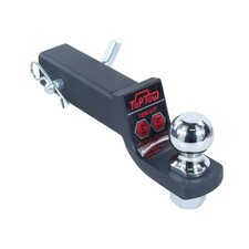 TOPTOW Trailer Hitch 2" Drop with Ball and Lock, drop ball lock 