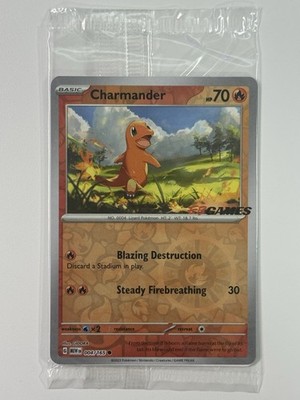 Charmander 004/165 EB Games 151 Stamped Promo SEALED | eBay