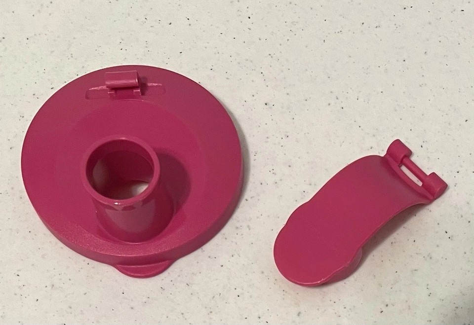 Tupperware Flowery Pink Cup With Lid + Organizer Storage Box 4962 5107 ...