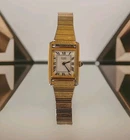 VINTAGE Seiko Womens Quartz Watch RARE 17.5mm Tank WORKS! New Battery #1400-5030