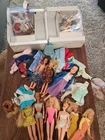 Vintage  Barbie Major TLC Lot With Clothes Accessories & Case