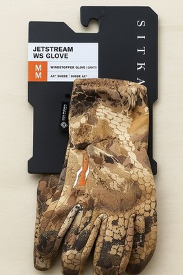 Sitka Gear Jetstream WS Gloves   Optifade Marsh   Medium   Windstopper   NEW -  