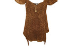 NWT Show Me Your Mumu Women's Brown Leopard Print Kinsley Romper XS — photo 2