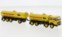 Brekina 58552 - 1/87 Fiat 691 Millepiedi, Agip, Tankzug, 1970 - Neu
