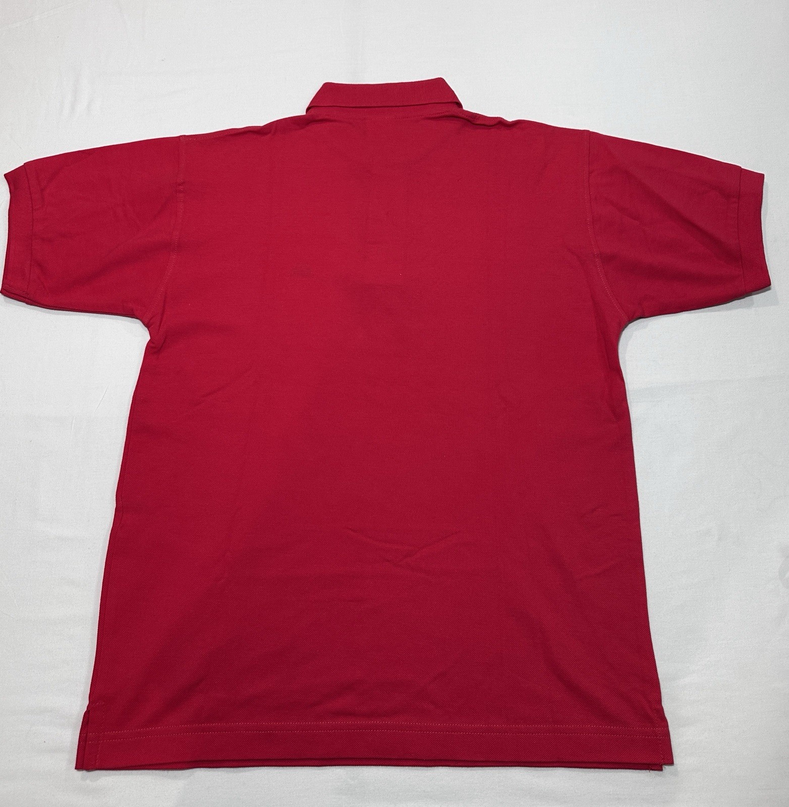 LACOSTE Men's Pink Short Sleeve Polo Shirt Size 6 Button Front Logo thumbnail 2