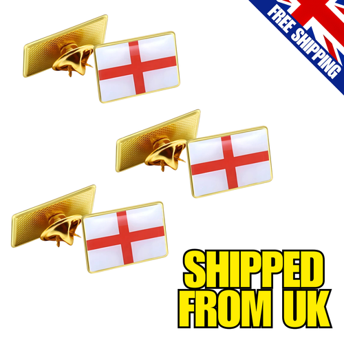 England Flag Lapel Pin Badge Chest Great Britain United Kingdom Metal Lapel - Picture 5 of 5