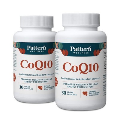 Pattern Wellness CoQ10   200mg Ubiquinone with BioPerine  Black Pepper Extrac...